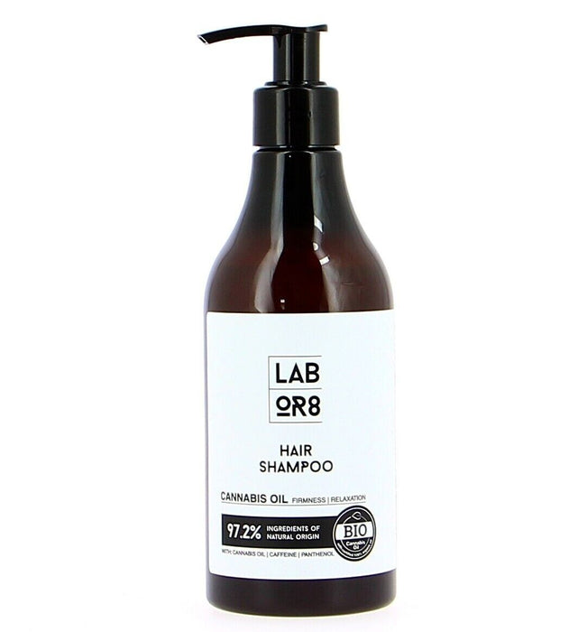 Șampon LABOR8 Hemp, fortifiant, cu ulei de cannabis, 270 ml