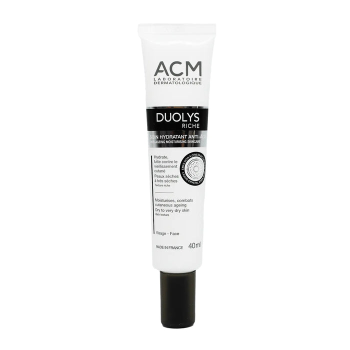 Cremă de față Laboratoire ACM Duolys Riche, antiîmbătrânire, hidratantă, pentru ten uscat și foarte uscat, 40 ml
