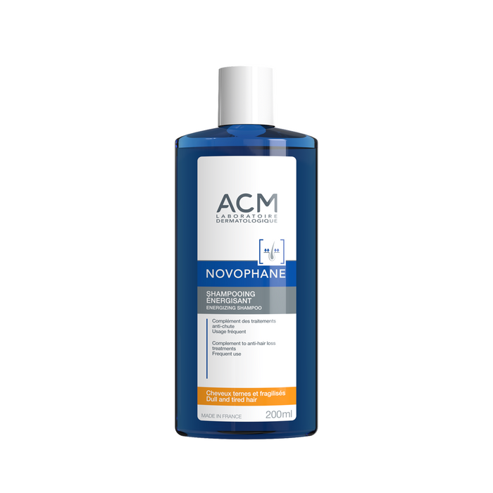 Șampon energizant Laboratoire ACM Novophane, pentru păr tern și fragil, 200 ml