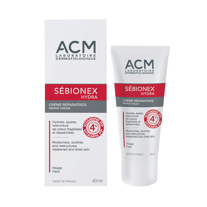 Cremă de față Laboratoire ACM Sébionex Hydra, reparatoare, hidratantă, 40 ml