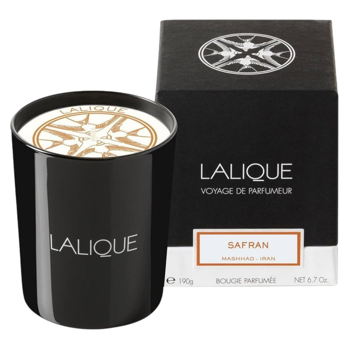 Lumânare parfumată Lalique Voyage de Parfumeur Safran Mashhad - Iran, 190 g
