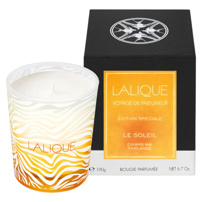Lumânare parfumată Lalique Le Soleil Chiang Mai Thailande, 190 g