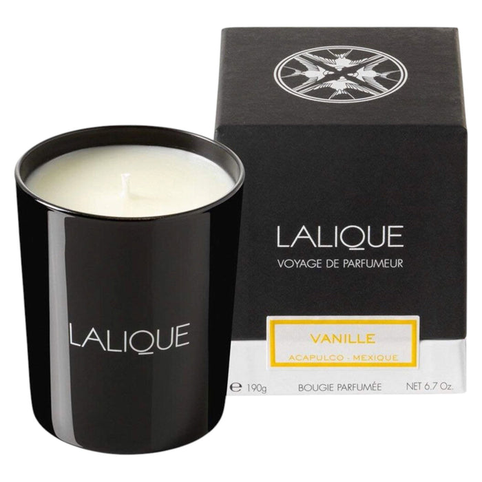 Lumânare parfumată Lalique Vanille Acapulco Mexique, aromă de vanilie, 190 g