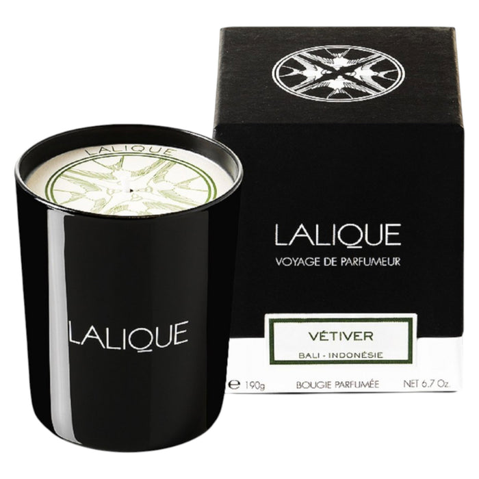 Lumânare parfumată Lalique Vetiver Bali Indonesie, cu vetiver, 190 g