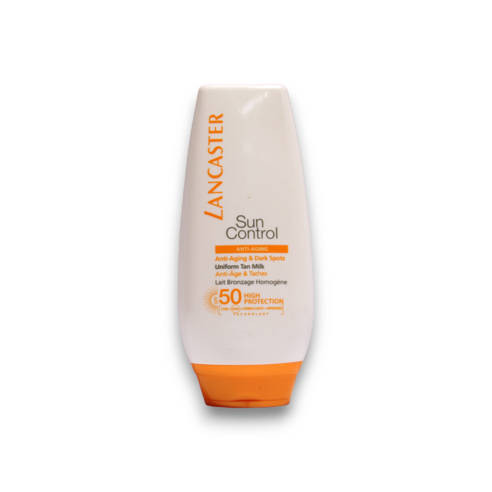 Loțiune de protecție solară Lancaster Sun Control, antirid, SPF 50, 125 ml, tester