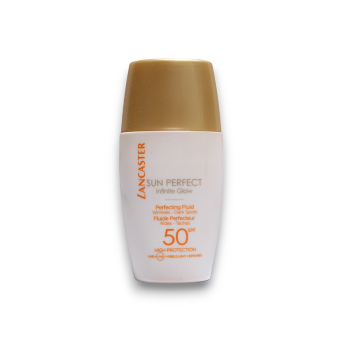 Fluid de protecție solară Lancaster Sun Perfect Infinite Glow, pentru față, SPF 50, 30 ml, tester