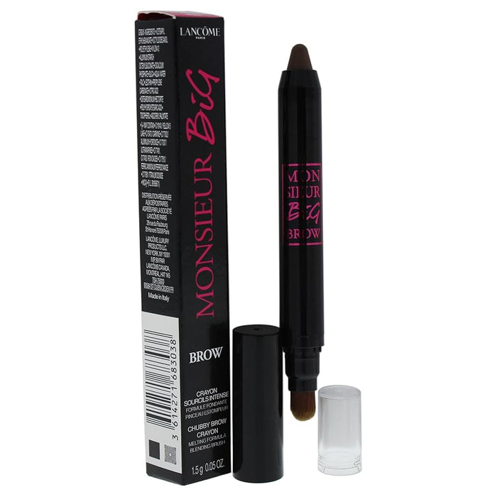 Creion pentru sprâncene Lancome Monsieur Big Brow, cu perie, nuanța 03 Maro, 1,5 g