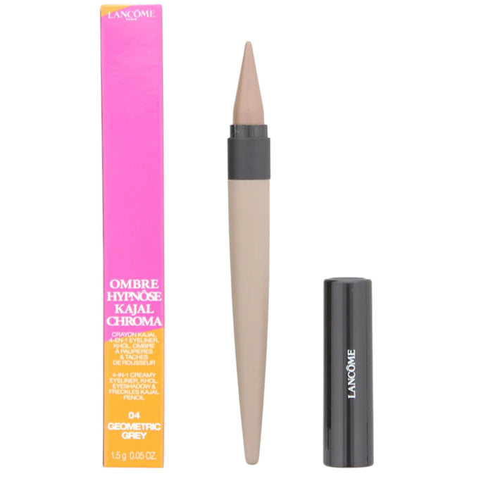 Fard de pleoape și creion kajal 2-în-1 Lancome Ombre Hypnose Kajal Chroma, nuanța 04 Gri geometric, 1,5 g