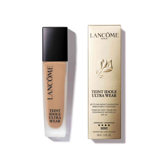 Fond de ten lichid Lancome Teint Idole Ultra Wear, acoperire naturală, nuanța 325C, SPF 35, 30 ml