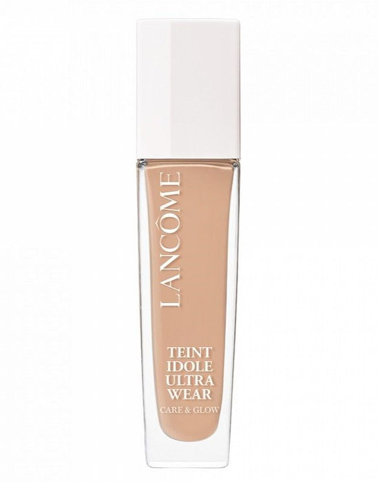 Fond de ten lichid Lancome Teint Idole Ultra Wear Care & Glow, acoperire medie, nuanța 220C, SPF 25, 30 ml