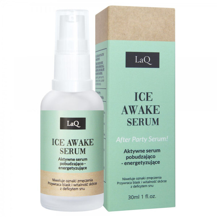 Ser pentru față LaQ Ice Awake, energizant, pentru utilizare zilnică, 30 ml