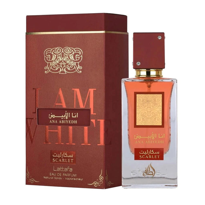 Apă de parfum Lattafa Ana Abiyedh Scarlet, 60 ml
