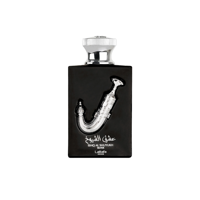 Apă de parfum Lattafa Ishq Al Shuyukh Silver, unisex, 100 ml
