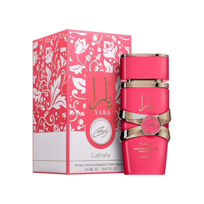 Ulei de parfum Lattafa Yara Candy, pentru femei, 20 ml