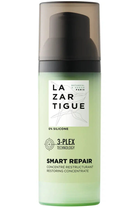 Tratament cremă fără clătire pentru păr Lazartigue Smart Repair, restructurant, vegan, 50 ml