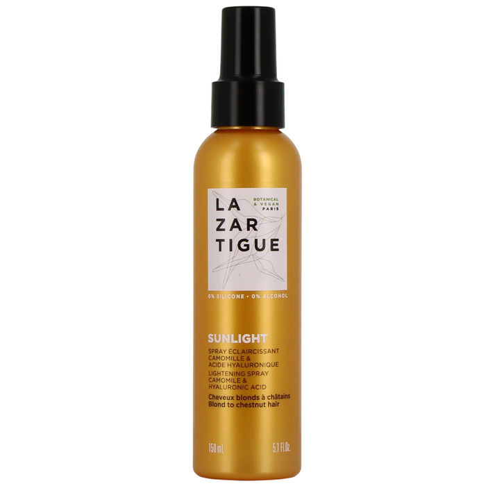 Spray pentru iluminarea părului Lazartigue Sunlight, pentru păr blond până la șaten deschis, 150 ml