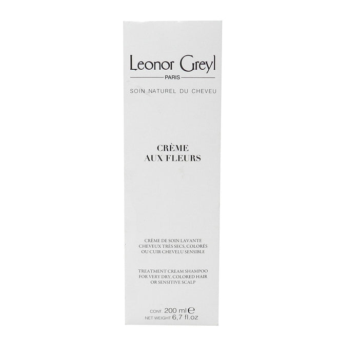 Șampon cremă Leonor Greyl Crème Aux Fleurs, pentru păr foarte uscat și vopsit, pentru scalp sensibil, 200 ml