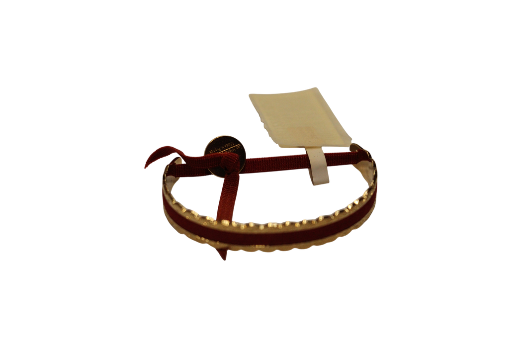 Brățară Les Interchangeables Friendship Bracelets, roșu și auriu