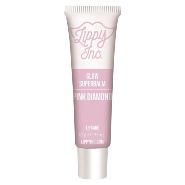 Balsam de buze Lippy Inc. Glow Superbalm, nuanța Pink Diamond, 10 g