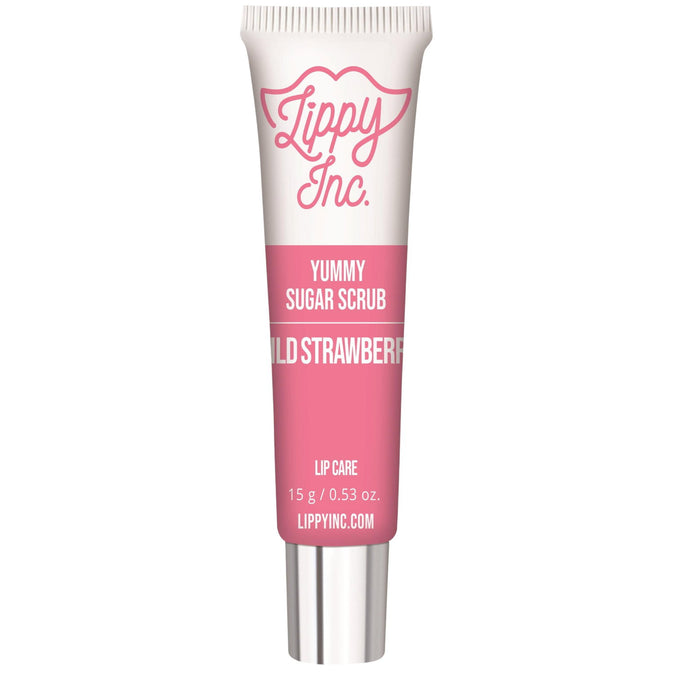 Scrub de buze Lippy Inc. Yummy Sugar, aromă de căpșună, 15 g