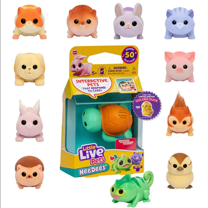 Jucărie interactivă Moose Little Live Pets NeeDees seria 1, diverse modele, 5+ ani