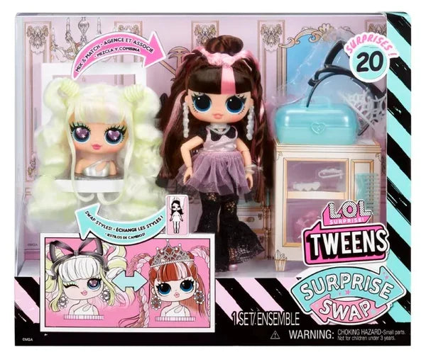 Păpușă MGA L.O.L. Surprise Tweens Swap, Bronze 2 Blonde Billie, 20 de surprize