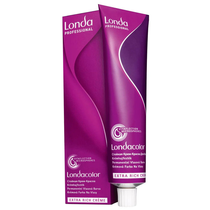Vopsea permanentă de păr Londa Professional Londacolor, nuanța 7/71 Medium Blond Brown Ash, 60 ml
