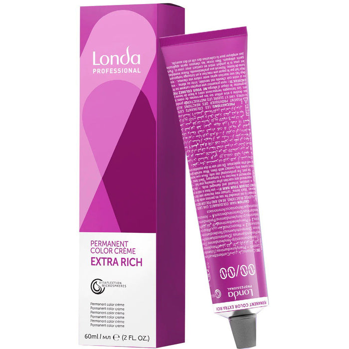Vopsea permanentă de păr Londa Professional Londacolor, nuanța 9/16 Very Light Blond Ash Violet, 60 ml