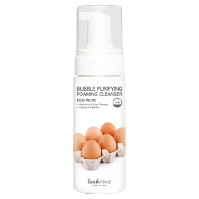 Spumă de curățare Look At Me Bubble Purifying, cu albuș de ou, purifiantă, 100 ml