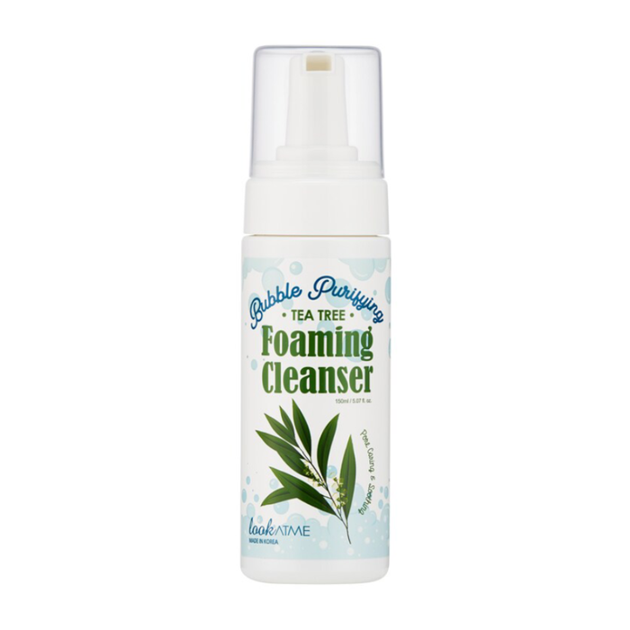 Spumă de curățare Look At Me Bubble Purifying, cu ulei de arbore de ceai, 100 ml