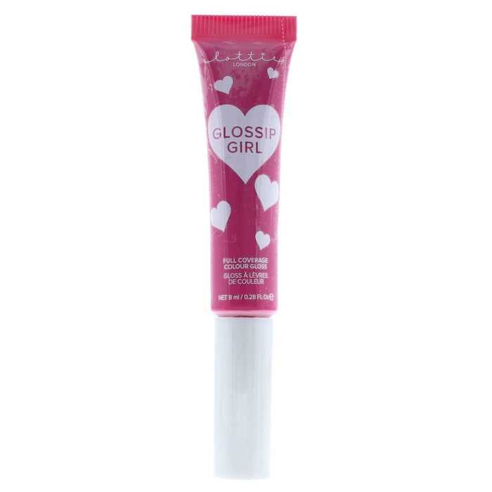 Luciu de buze Lottie London Gossip Girl, acoperire completă, nuanța Hashtag, 8 ml
