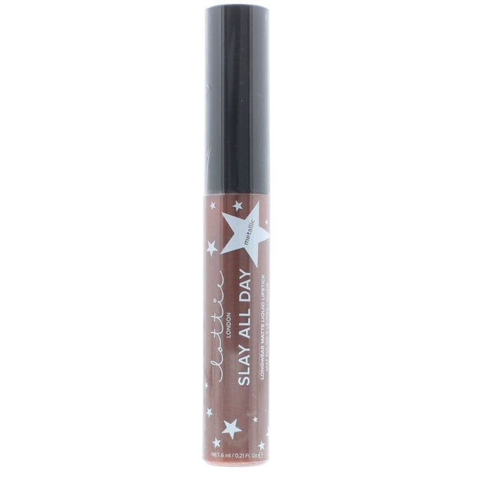 Ruj lichid Lottie London Slay All Day, efect metalic, nuanța Shook, 6 ml