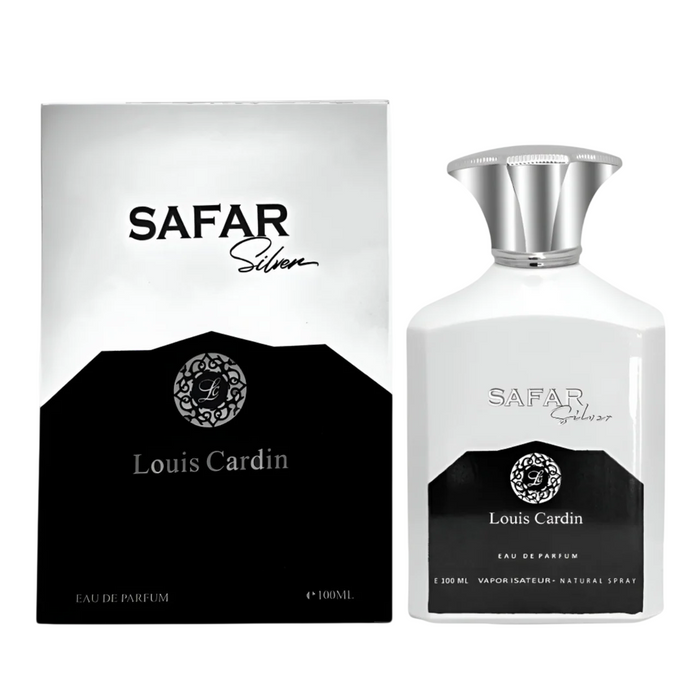 Apă de parfum Louis Cardin Safar Silver, pentru bărbați, 100 ml
