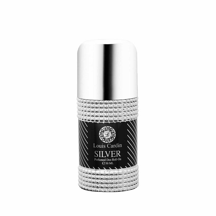 Deodorant roll-on Louis Cardin Silver, pentru bărbați, 50 ml