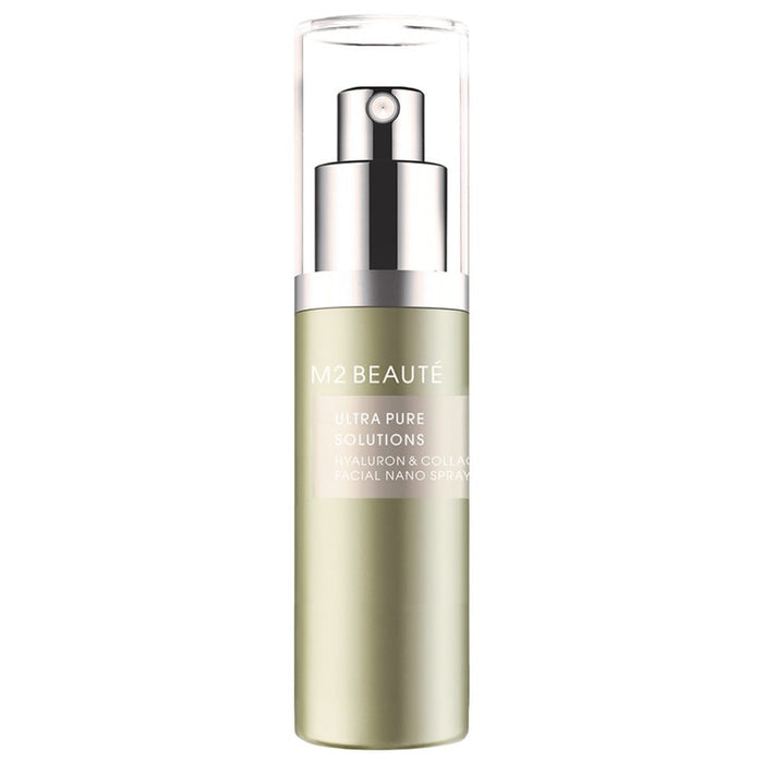 Spray facial M2 Beaute Ultra Pure Solutions, cu acid hialuronic și colagen, antiîmbătrânire, 20 ml
