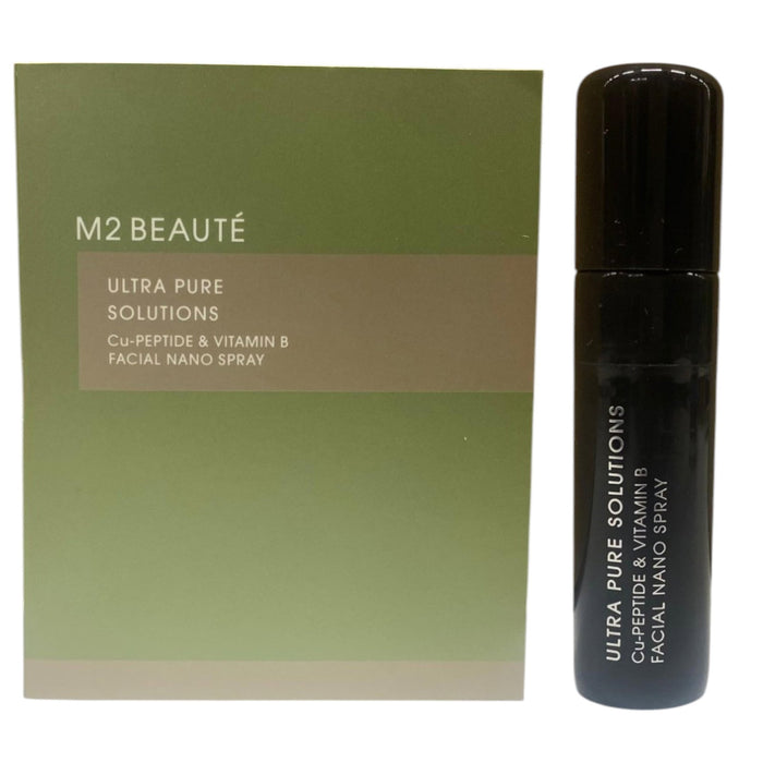 Spray de față M2 Beaute Ultra Pure Solutions, cu peptidă și vitamina B, energizant, miniatură 5 ml