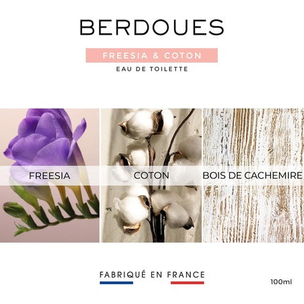 Eau de Toilette Berdoues 1902 Freesia & Coton, 106 g