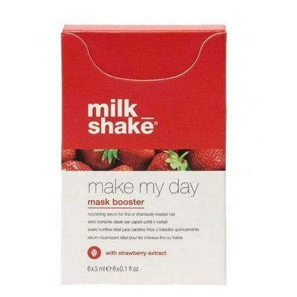 Serum de Mască Booster, Milk Shake Make My Day, cu Extract de Căpșuni, 6 x 3ml