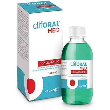 Collutoriu Nalkein Diforal Med, 0.12% Clorhexidină, Verde, 200ml