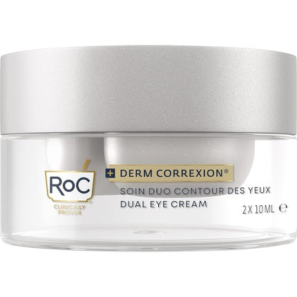 Cremă pentru ochi RoC Derm Correxion Dual Eye Cream, Advanced Retinol & Peptides, 2x10ml
