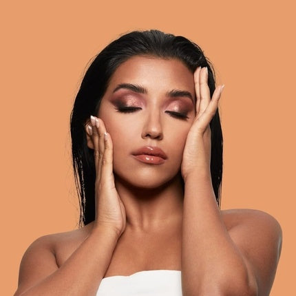 Paleta farduri ochi Swati Cosmetics Carnelian, culori pământii, ambalaj auriu