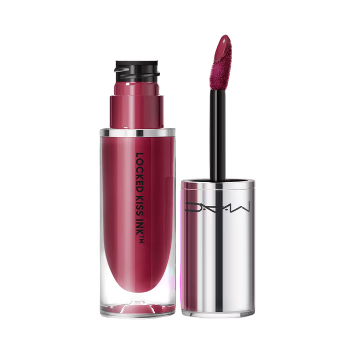 Ruj lichid MAC Locked Kiss 24HR, nuanța 52 Vulpe, 4 ml