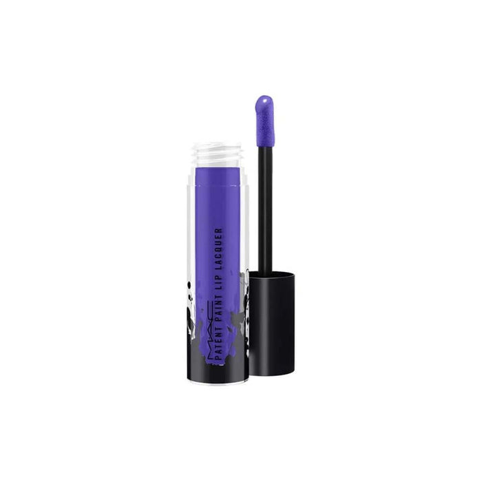 Ruj lichid MAC Patent Paint, efect lac, nuanța Shellac Shocked, 3.8 ml