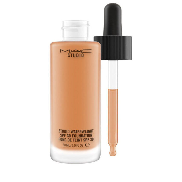 Fond de ten lichid MAC Studio Waterweight, cu vitamina E, de lungă durată, nuanța NC50, SPF 30, 30 ml