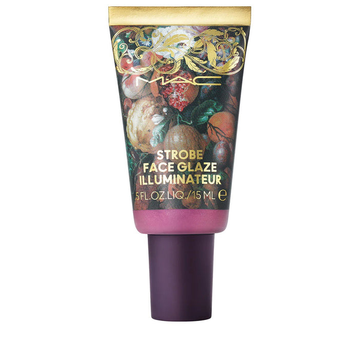 Iluminator cremă MAC Strobe Face Glaze Tempting Fate, nuanța Aur roz, 15 ml