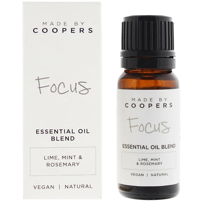Amestec de uleiuri esențiale Made By Coopers Focus, lime, mentă și rozmarin, 10 ml