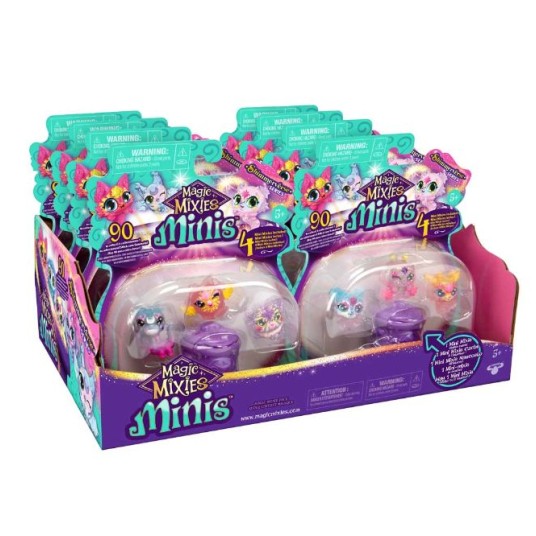 Set de figurine Moose Magic Mixies Minis, seria 1, 4 figurine