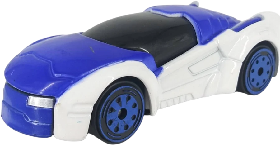Mașinuță de jucărie Maisto Fresh Metal Toy Cars, model sport, albastru și alb