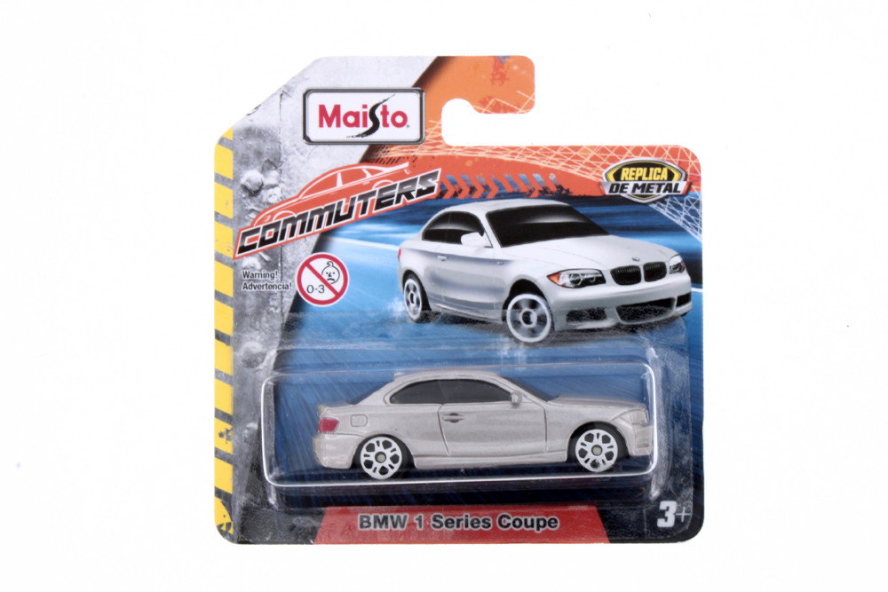 Mașinuță de jucărie Maisto Fresh Metal Commuters, BMW 1 Series Coupe, metal, 3+