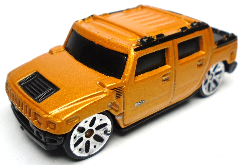 Mașinuță miniaturală Maisto Fresh Metal Hummer H2, portocalie